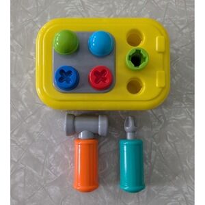 Just Pretending Mini Tool Table Toy Hammer Screwdriver